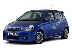 Ворсовые коврики на Toyota Yaris I 1999 - 2005