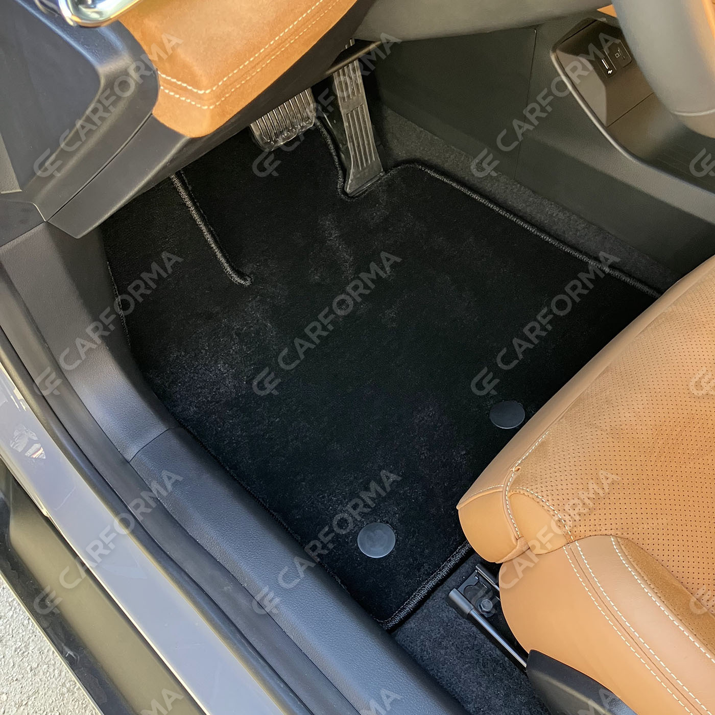 Ворсовые коврики на Mazda EZ-6 2024&nbsp;-&nbsp;2026 в Петрозаводске