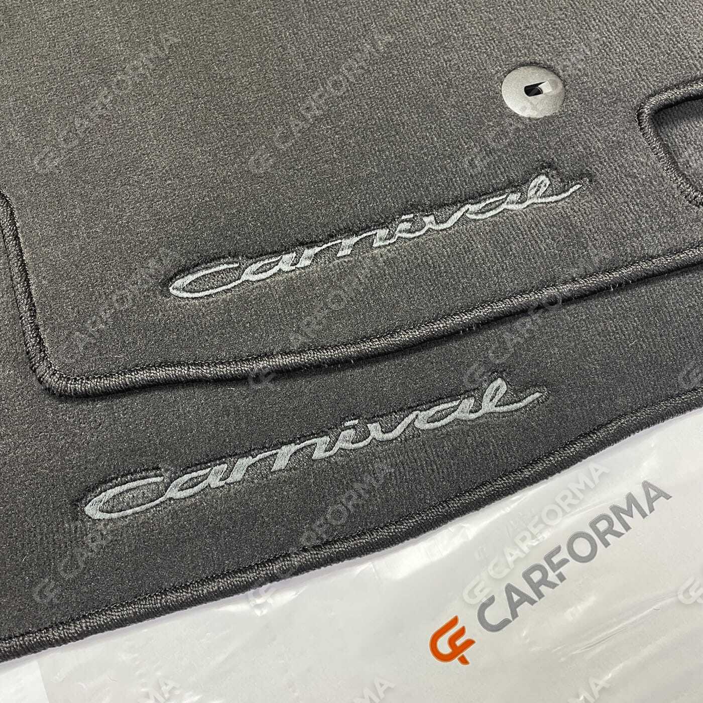 Ворсовые коврики на KIA Carnival III 7 мест 2014&nbsp;-&nbsp;2021 в Петрозаводске