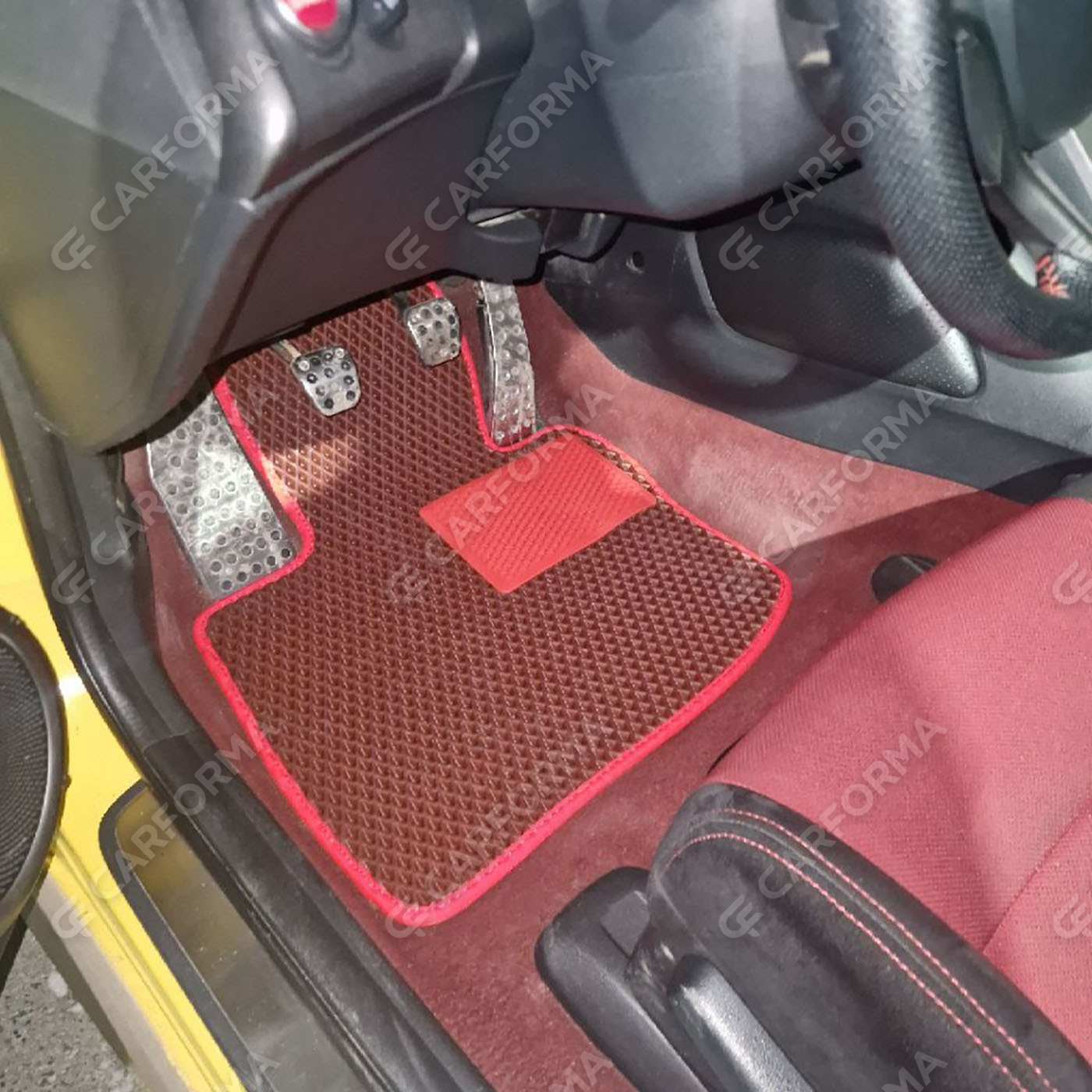 Ворсовые коврики на Honda Civic VIII 3d 2006&nbsp;-&nbsp;2011 в Петрозаводске