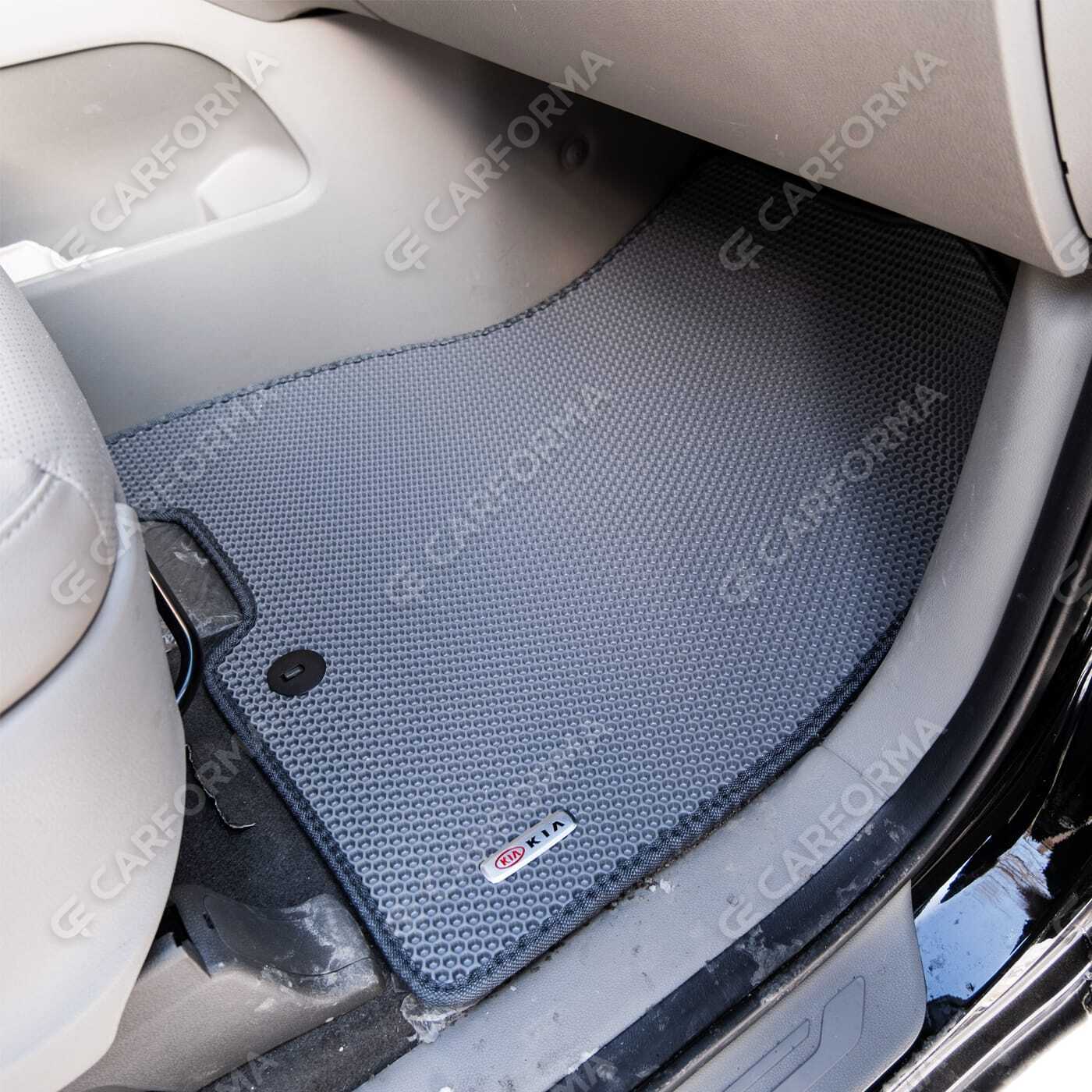 Ворсовые коврики на KIA Carnival III 7 мест 2014&nbsp;-&nbsp;2021 в Петрозаводске