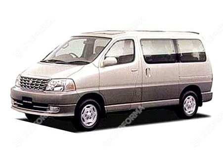 Ворсовые коврики на Toyota Grand Hiace 1999 - 2002