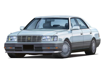 Ворсовые коврики на Toyota Crown (S150) 1995 - 2001 в Петрозаводске