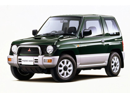 Ворсовые коврики на Mitsubishi Pajero Mini I 1994 - 1998 в Петрозаводске