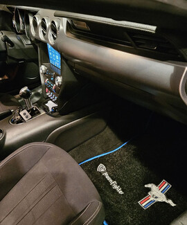 Ворсовые коврики на Ford Mustang VI 2013&nbsp;-&nbsp;2023 в Петрозаводске