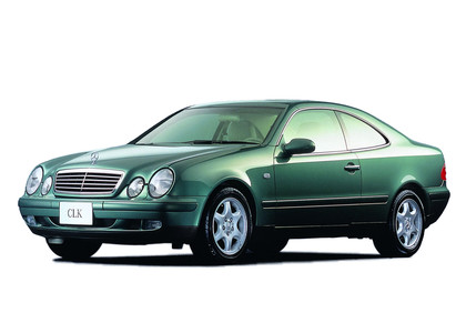 Ворсовые коврики на Mercedes CLK (C208) 1996 - 2003 в Петрозаводске