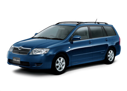 Ворсовые коврики на Toyota Corolla Fielder (E12) 2001 - 2006 в Петрозаводске