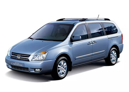 Ворсовые коврики на KIA Carnival II 2006 - 2014 в Петрозаводске