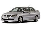 Ворсовые коврики на Mitsubishi Lancer IX 2000 - 2010 в Петрозаводске