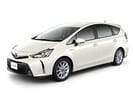 Ворсовые коврики на Toyota Prius Alpha 2011 - 2021 в Петрозаводске