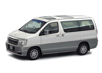 Ворсовые коврики на Nissan Elgrand (E50) 1997 - 2002 в Петрозаводске